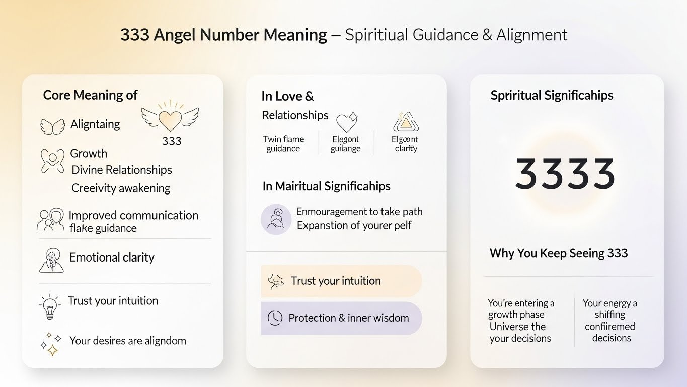 333 angel number meaning