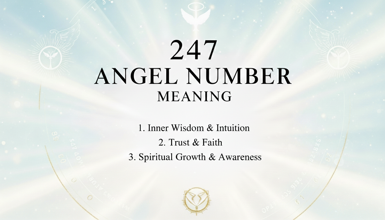247 angel number meaning