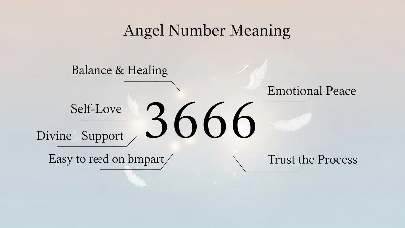 3666 Angel number meaning